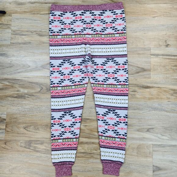 🔺️American Eagle Tribal Design Drawstring Sweater Jogger Pants XLarge - Picture 4 of 12